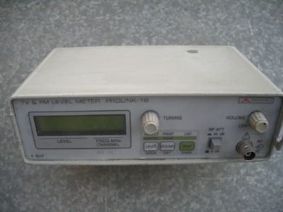 מכשיר  בדיקה   prolink - 1 b  tv-fm  level  meter