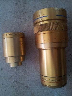 עדשות   isco-optic  cinemascope